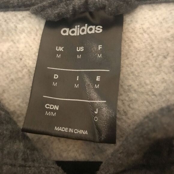 NWOT Adidas Men's Essentials 3 Stripe Full-Zip Hooded Track Top - Picture 6 of 11